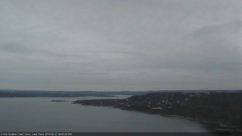 Lake Travis webcam, February 21, 2019 3:05 PM CT