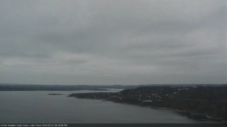 Lake Travis webcam, February 21, 2019 3:20 PM CT