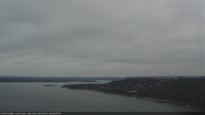 Lake Travis webcam, February 21, 2019 3:30 PM CT