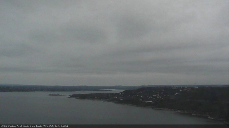 Lake Travis webcam, February 21, 2019 3:35 PM CT