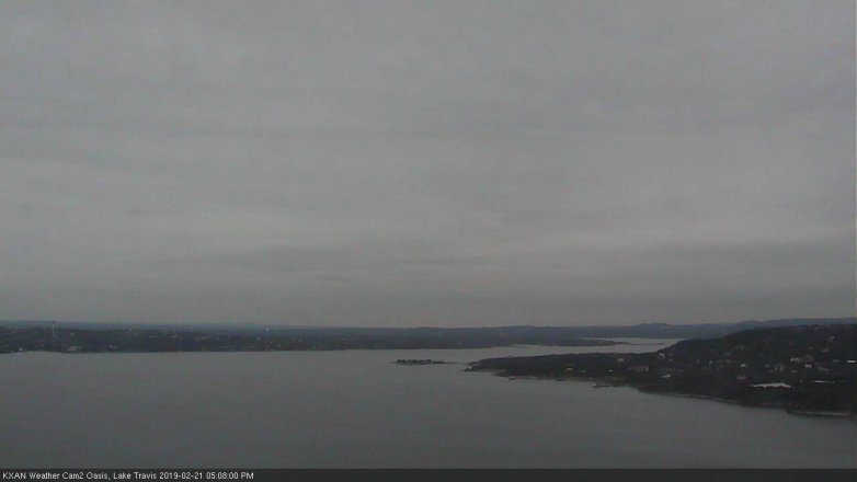 Lake Travis webcam, February 21, 2019 4:10 PM CT