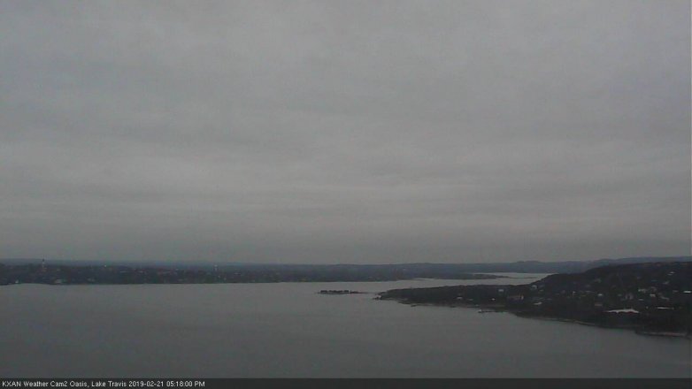 Lake Travis webcam, February 21, 2019 4:20 PM CT