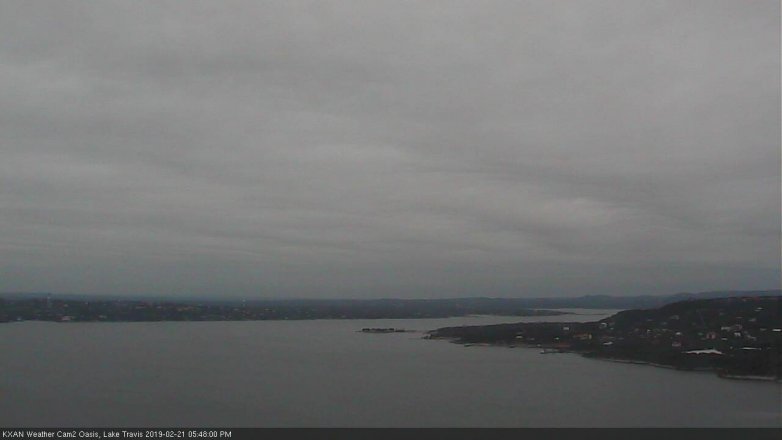 Lake Travis webcam, February 21, 2019 4:50 PM CT