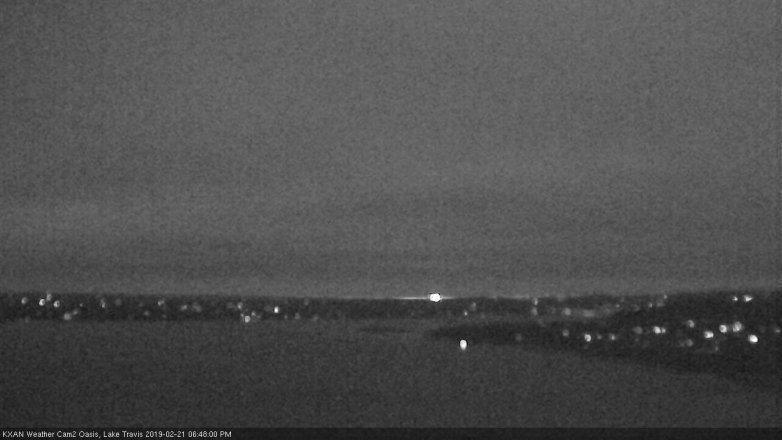 Lake Travis webcam, February 21, 2019 5:50 PM CT