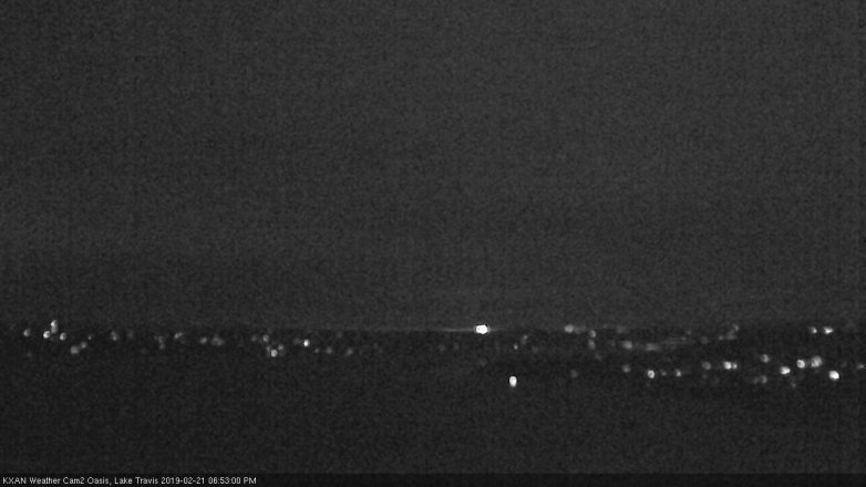 Lake Travis webcam, February 21, 2019 5:55 PM CT