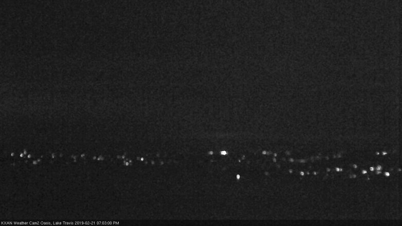 Lake Travis webcam, February 21, 2019 6:05 PM CT