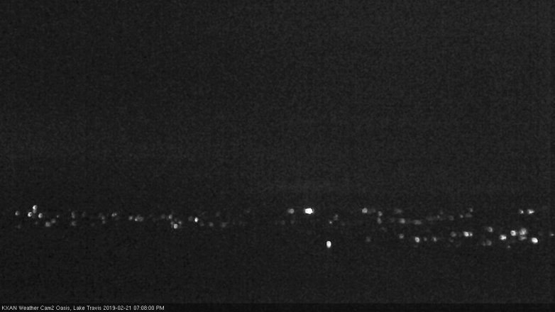 Lake Travis webcam, February 21, 2019 6:10 PM CT