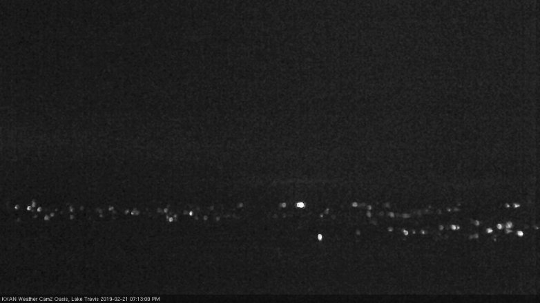 Lake Travis webcam, February 21, 2019 6:15 PM CT