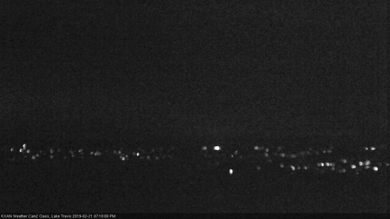 Lake Travis webcam, February 21, 2019 6:20 PM CT