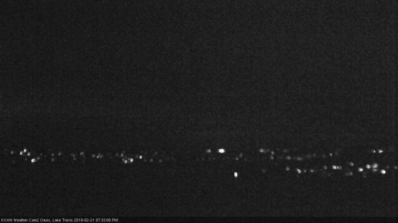 Lake Travis webcam, February 21, 2019 6:35 PM CT