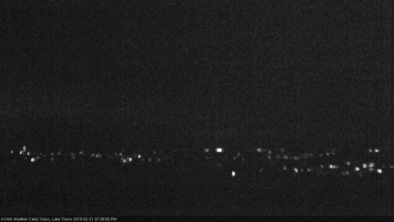 Lake Travis webcam, February 21, 2019 6:40 PM CT