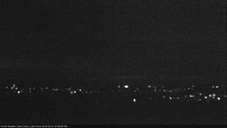 Lake Travis webcam, February 21, 2019 6:50 PM CT