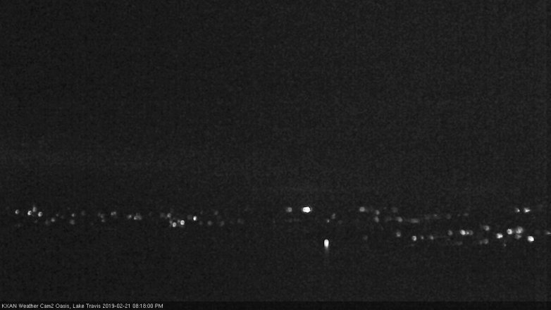 Lake Travis webcam, February 21, 2019 7:20 PM CT