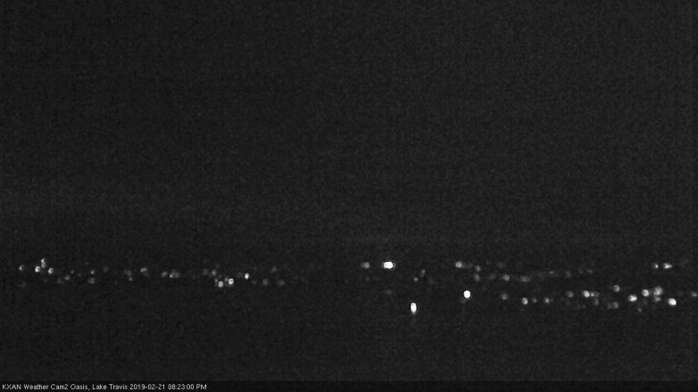 Lake Travis webcam, February 21, 2019 7:25 PM CT