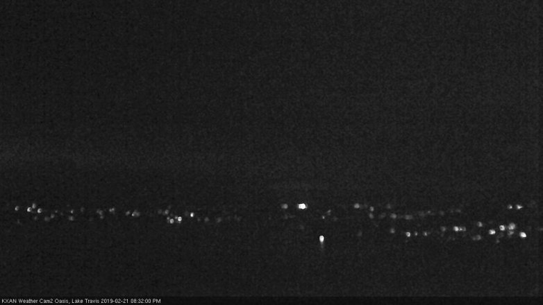 Lake Travis webcam, February 21, 2019 7:35 PM CT