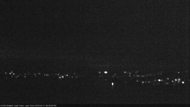 Lake Travis webcam, February 21, 2019 7:40 PM CT