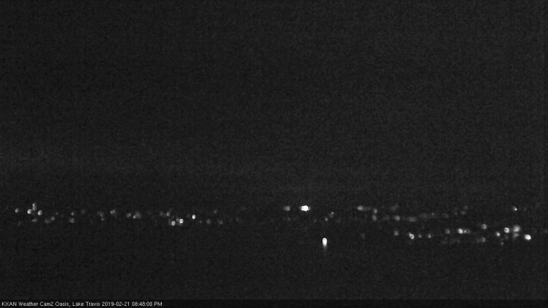 Lake Travis webcam, February 21, 2019 7:50 PM CT