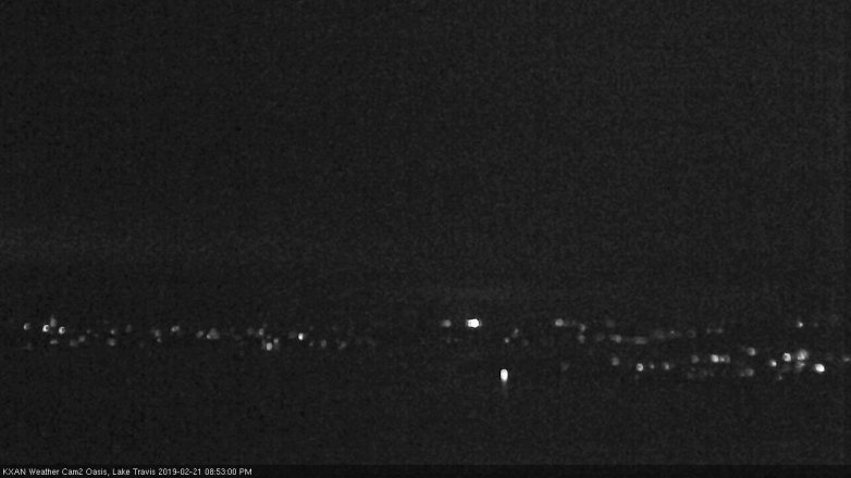 Lake Travis webcam, February 21, 2019 7:55 PM CT