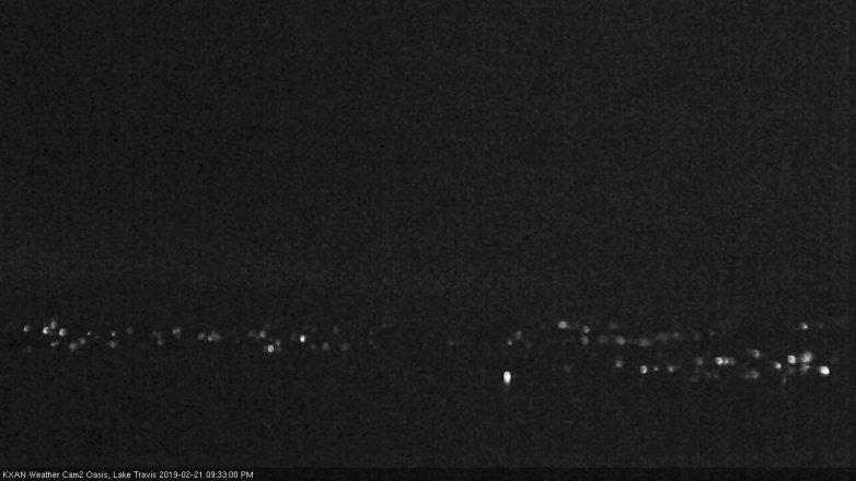 Lake Travis webcam, February 21, 2019 8:35 PM CT