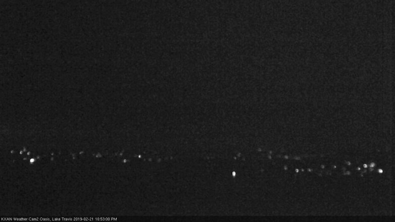 Lake Travis webcam, February 21, 2019 9:55 PM CT