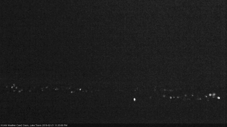 Lake Travis webcam, February 21, 2019 10:35 PM CT