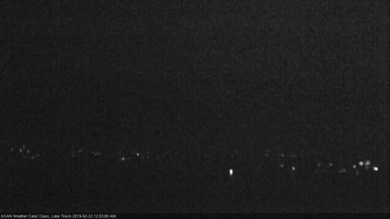 Lake Travis webcam, February 21, 2019 11:05 PM CT