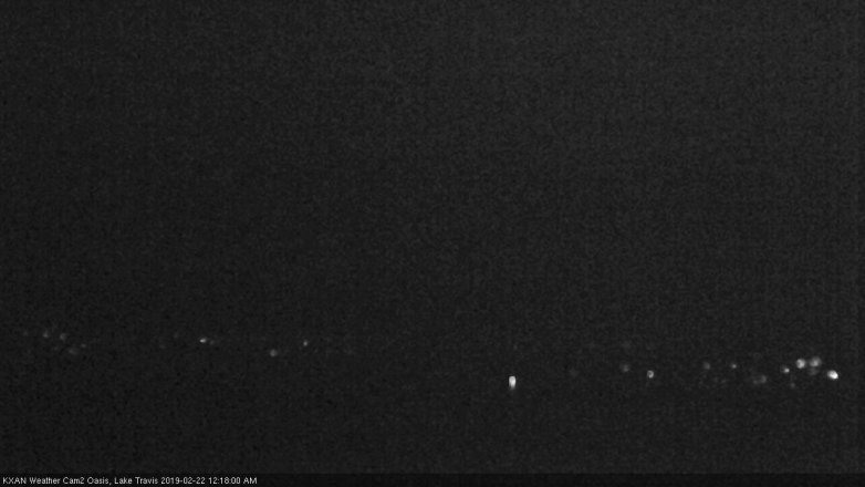 Lake Travis webcam, February 21, 2019 11:20 PM CT