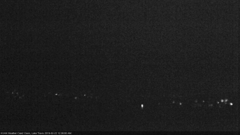 Lake Travis webcam, February 21, 2019 11:40 PM CT