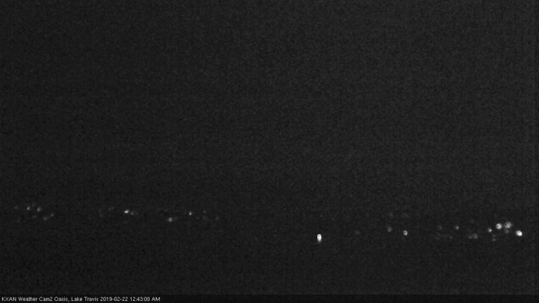 Lake Travis webcam, February 21, 2019 11:45 PM CT