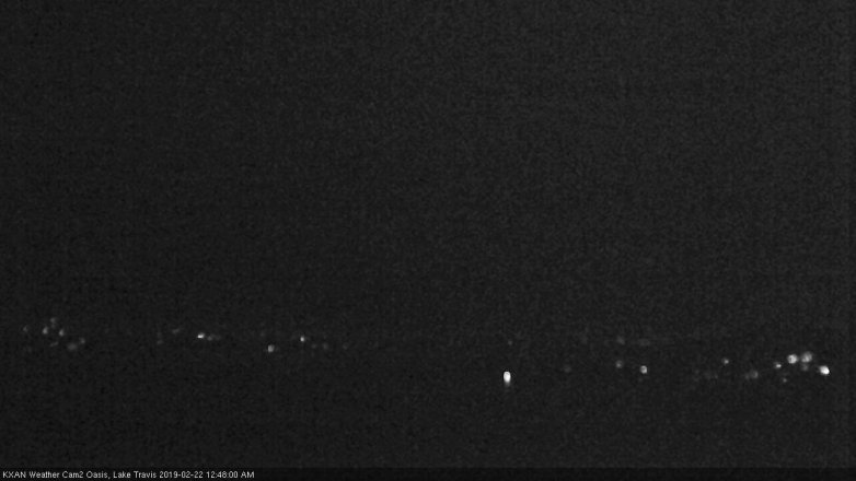 Lake Travis webcam, February 21, 2019 11:50 PM CT