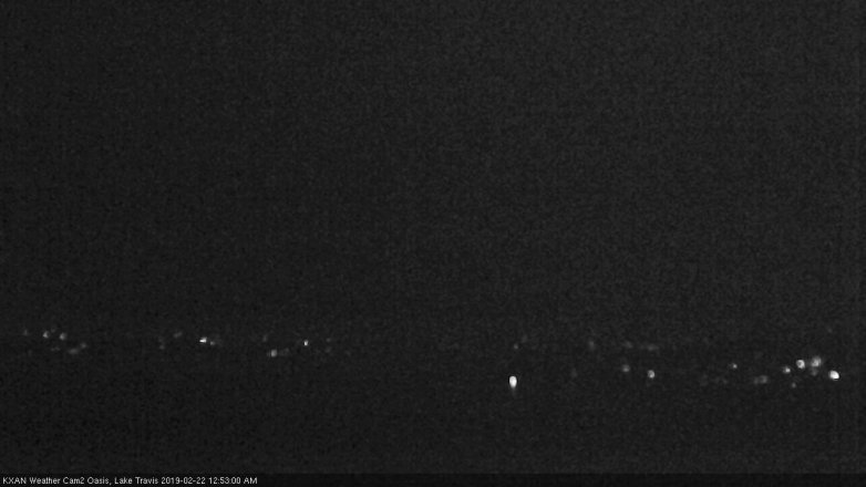 Lake Travis webcam, February 21, 2019 11:55 PM CT