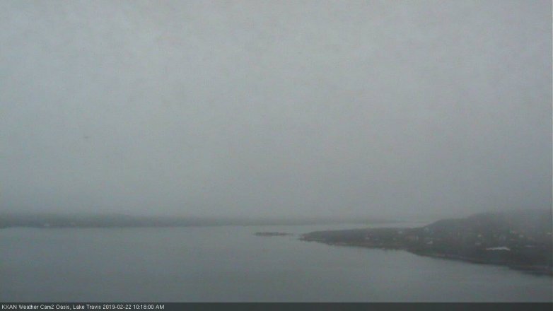 Lake Travis webcam, February 22, 2019 9:20 AM CT