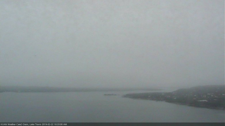 Lake Travis webcam, February 22, 2019 9:35 AM CT