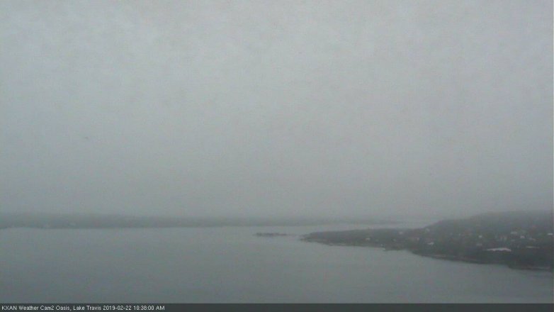Lake Travis webcam, February 22, 2019 9:40 AM CT