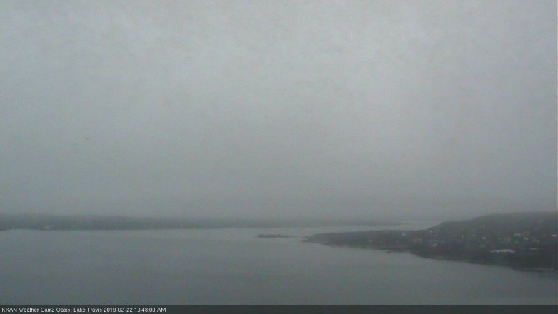 Lake Travis webcam, February 22, 2019 9:50 AM CT