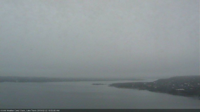 Lake Travis webcam, February 22, 2019 9:55 AM CT
