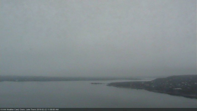 Lake Travis webcam, February 22, 2019 10:10 AM CT