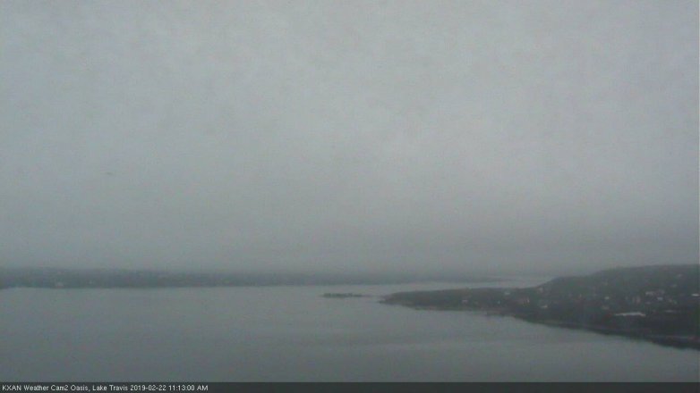 Lake Travis webcam, February 22, 2019 10:15 AM CT