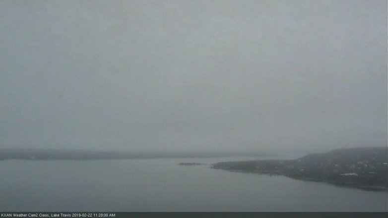 Lake Travis webcam, February 22, 2019 10:30 AM CT