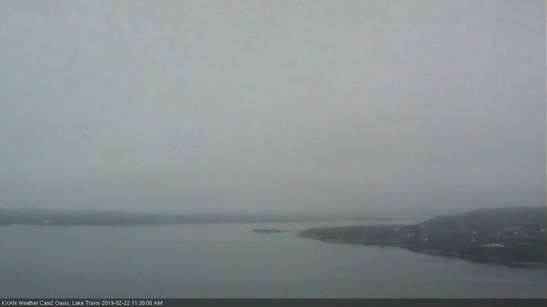 Lake Travis webcam, February 22, 2019 10:40 AM CT