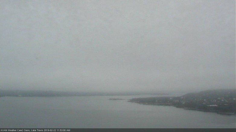 Lake Travis webcam, February 22, 2019 10:55 AM CT