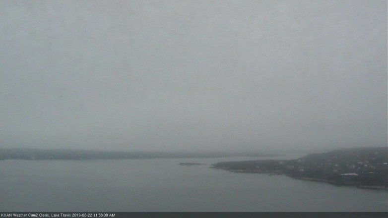 Lake Travis webcam, February 22, 2019 11:00 AM CT