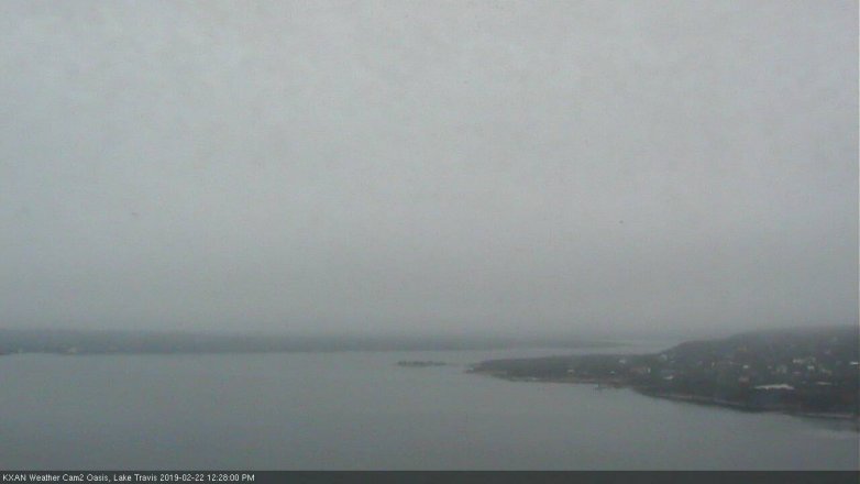 Lake Travis webcam, February 22, 2019 11:30 AM CT
