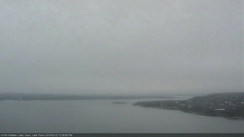 Lake Travis webcam, February 22, 2019 11:40 AM CT