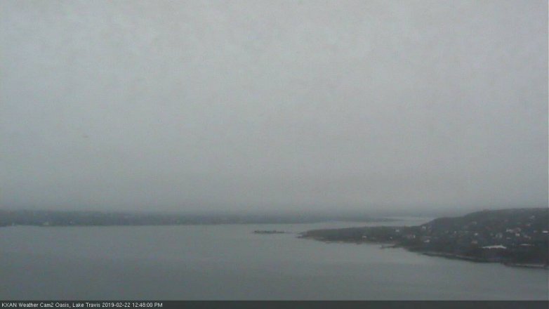Lake Travis webcam, February 22, 2019 11:50 AM CT