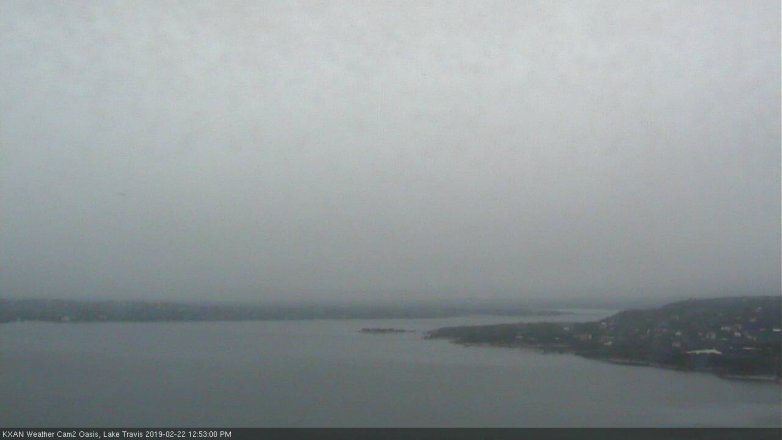 Lake Travis webcam, February 22, 2019 11:55 AM CT