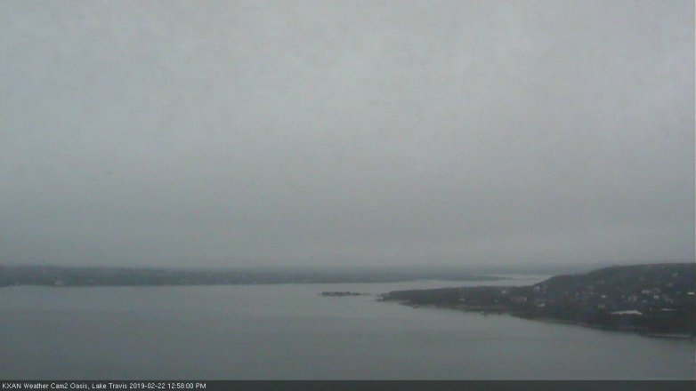 Lake Travis webcam, February 22, 2019 12:00 PM CT