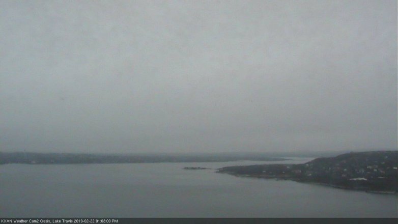 Lake Travis webcam, February 22, 2019 12:05 PM CT