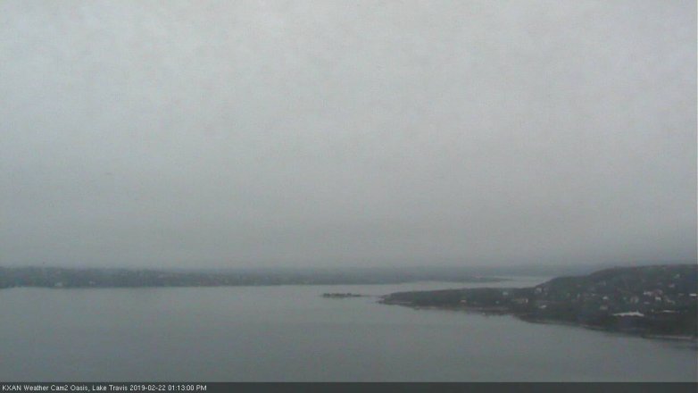 Lake Travis webcam, February 22, 2019 12:15 PM CT