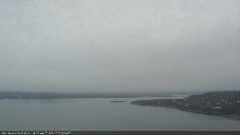 Lake Travis webcam, February 22, 2019 12:25 PM CT